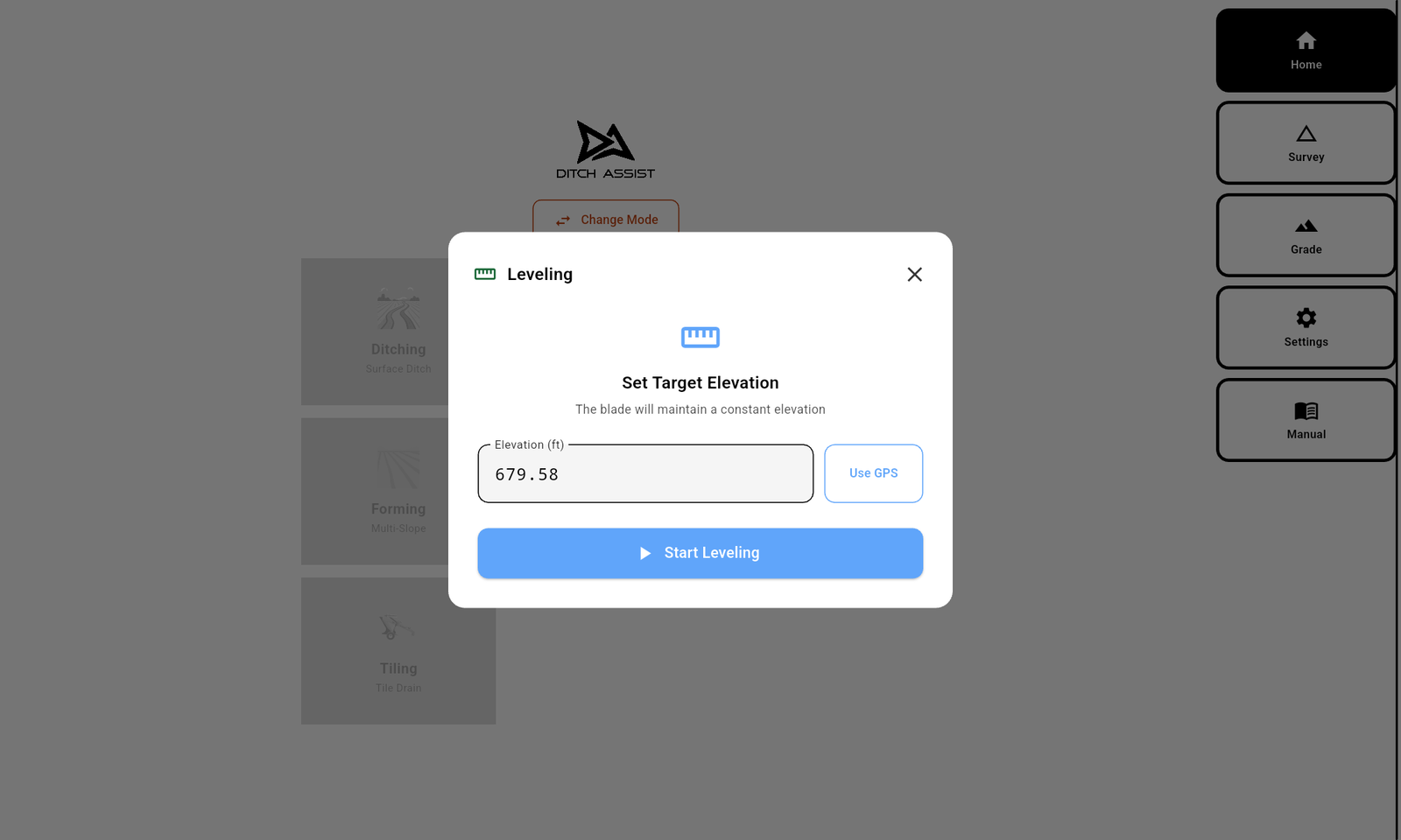 Target set from the input bar — the sidebar Start button arms.